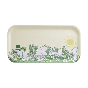 Moomin tray 22x43 cm - In the garden - Muurla