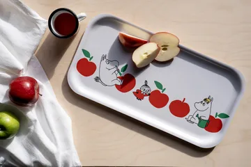 Moomin tray 22x43 cm - Joyfull Apples - Muurla