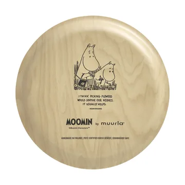 Moomin tray Ø25 cm - Flowers - Muurla