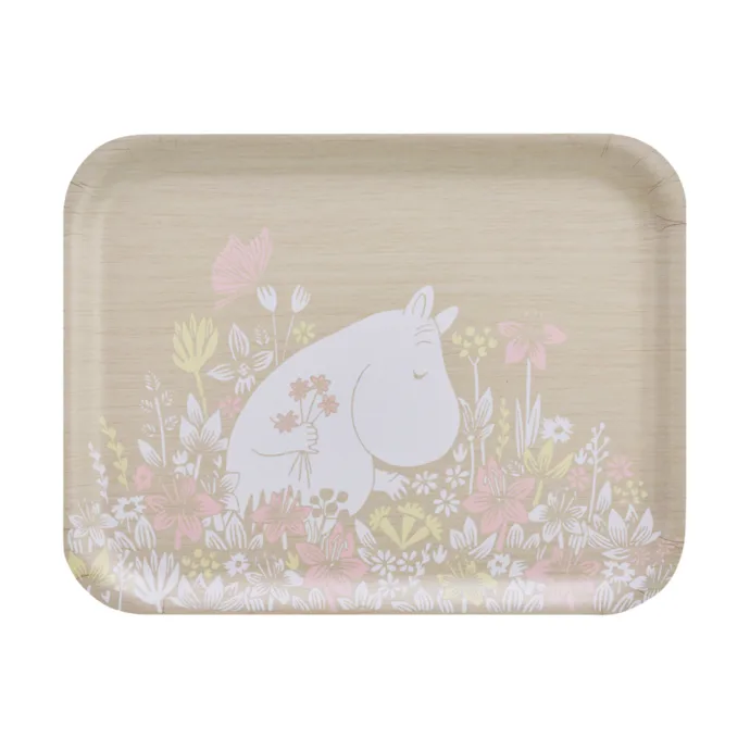 Moomin tray 28x36 cm, Flower field Muurla