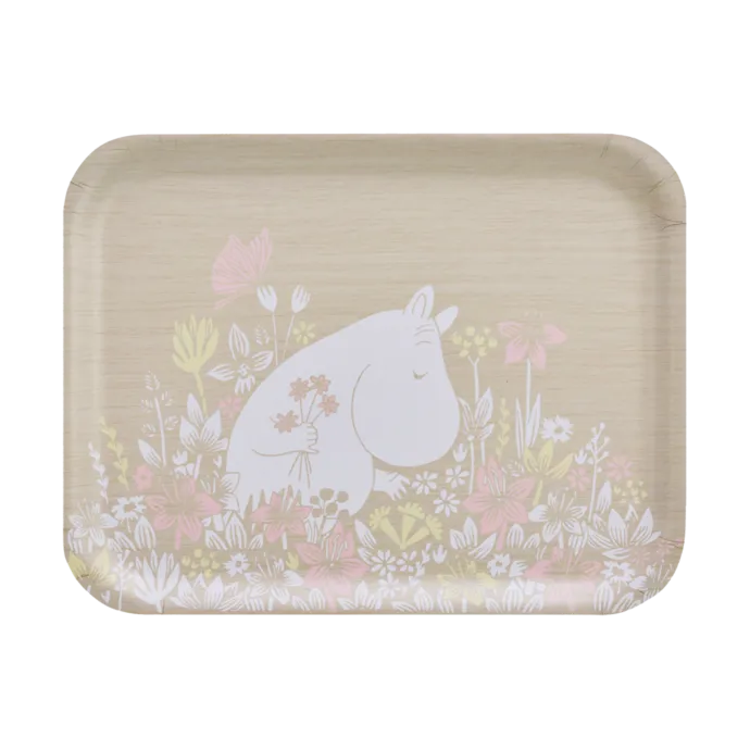 Moomin tray 28x36 cm - Flower field - Muurla