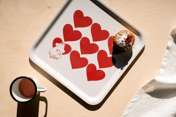 Moomin tray 33x33 cm - Heart - Muurla