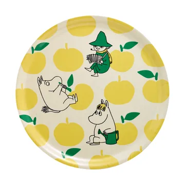 Moomin tray Ø35 cm - Joyfull Apples - Muurla