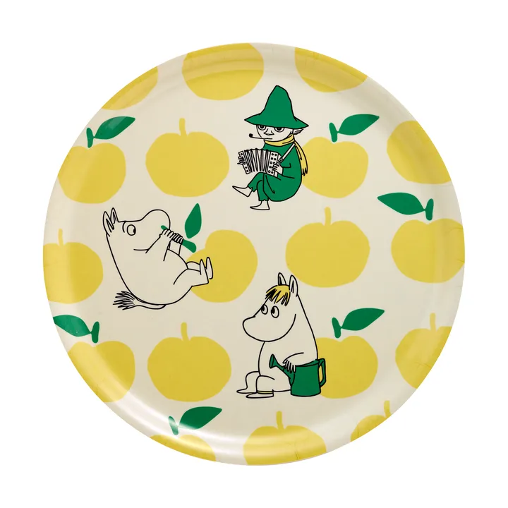 Moomin tray Ø35 cm - Joyfull Apples - Muurla