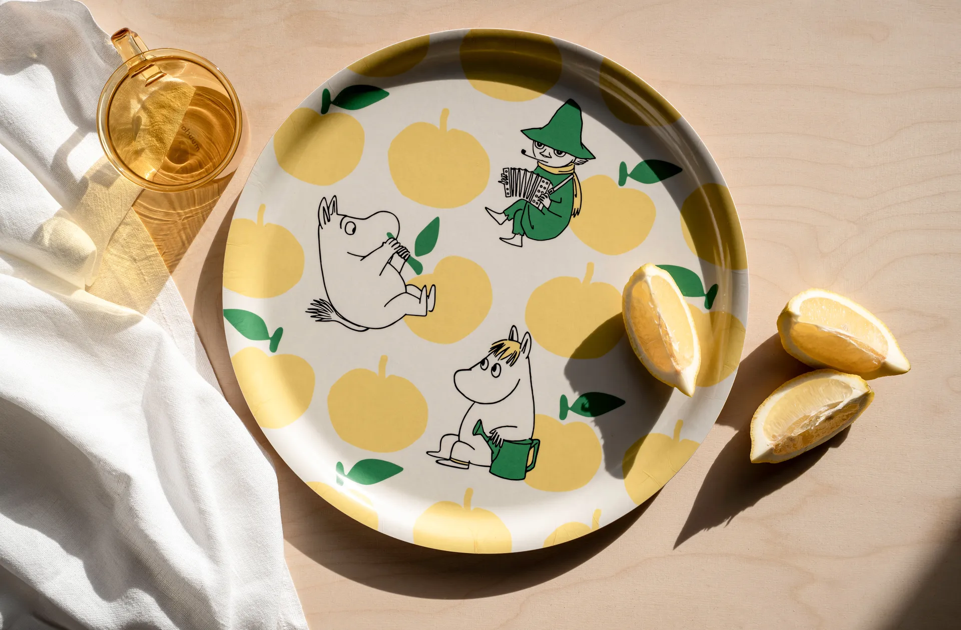 Moomin tray Ø35 cm, Joyfull Apples Muurla