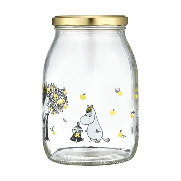 Mumin glass jar 1 L - Apples - Muurla