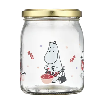 Mumin glass jar 50 cm - Berries - Muurla