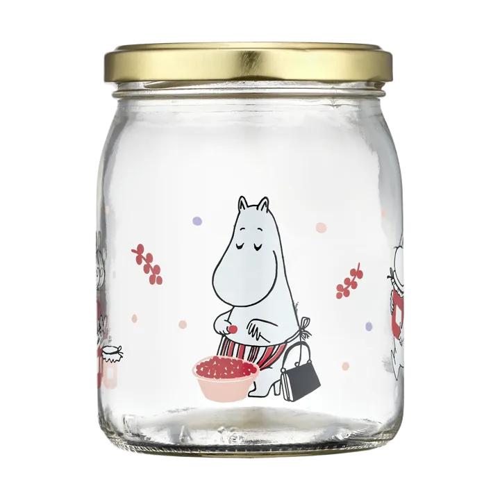 Mumin glass jar 50 cm - Berries - Muurla