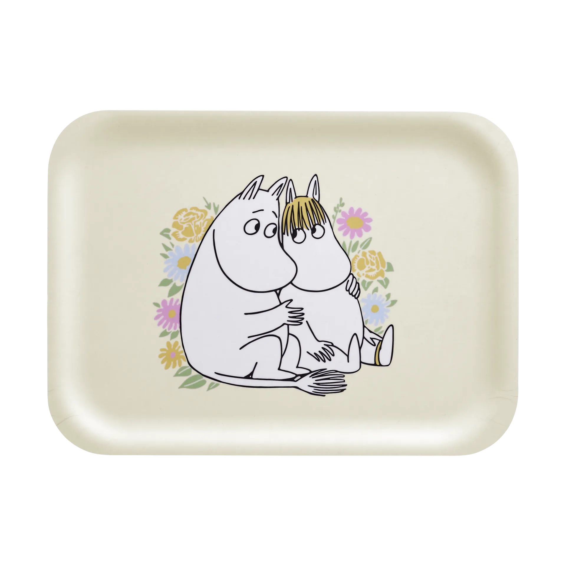 Mumin tray 20x27 cm, Flowers Muurla