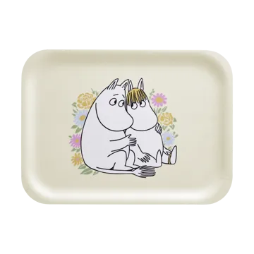 Mumin tray 20x27 cm - Flowers - Muurla