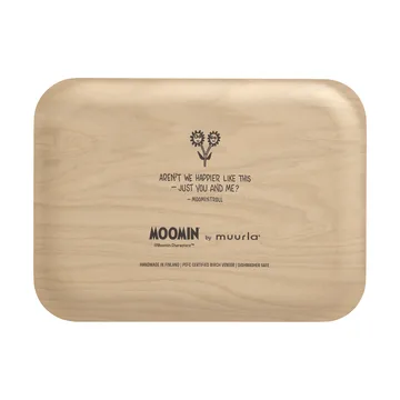 Mumin tray 20x27 cm - Flowers - Muurla