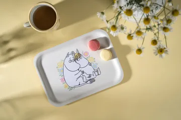 Mumin tray 20x27 cm - Flowers - Muurla
