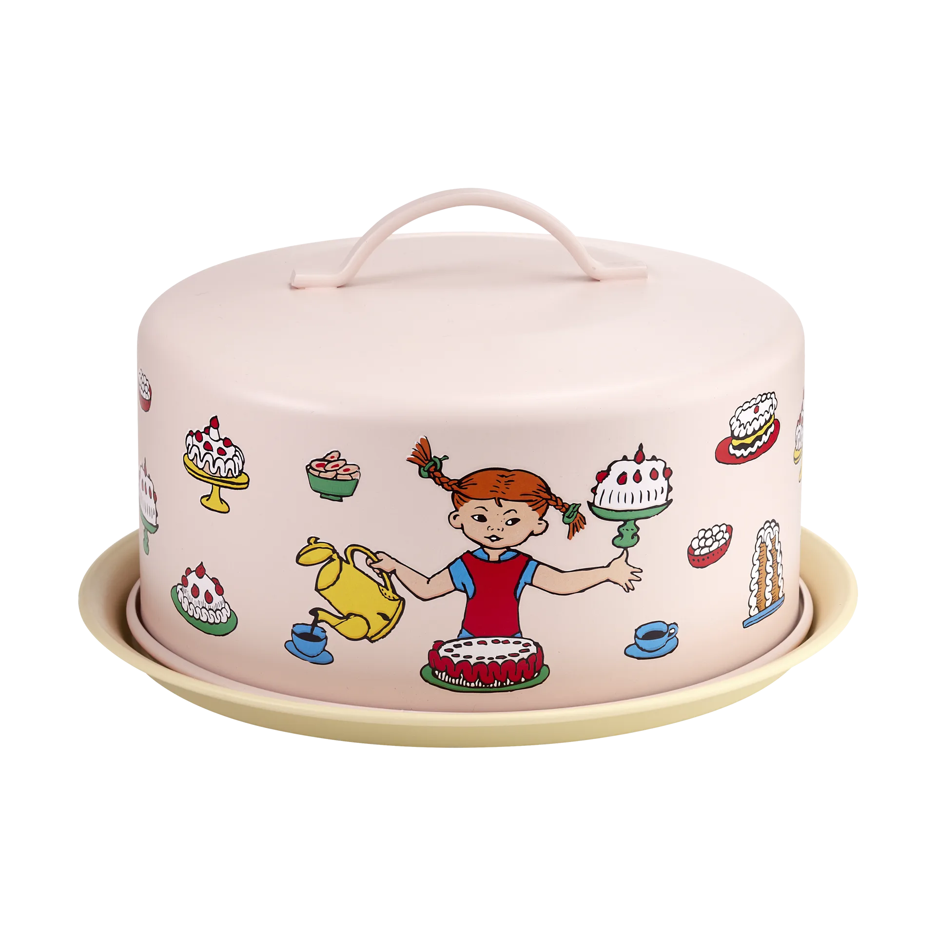 Pippi cake stand with dome, Birthday Muurla