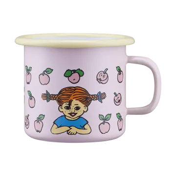 Pippi enamel mug 2.5 dl - Fruits - Muurla