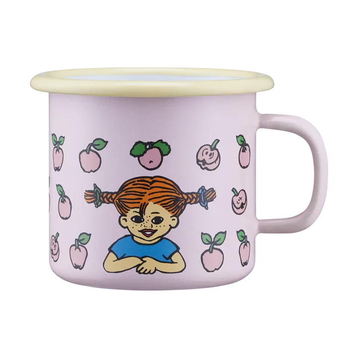 Pippi enamel mug 2.5 dl - Fruits - Muurla