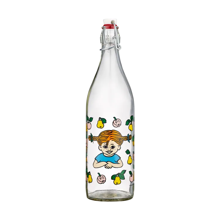 Pippi glass bottle 1 L - Fruits - Muurla