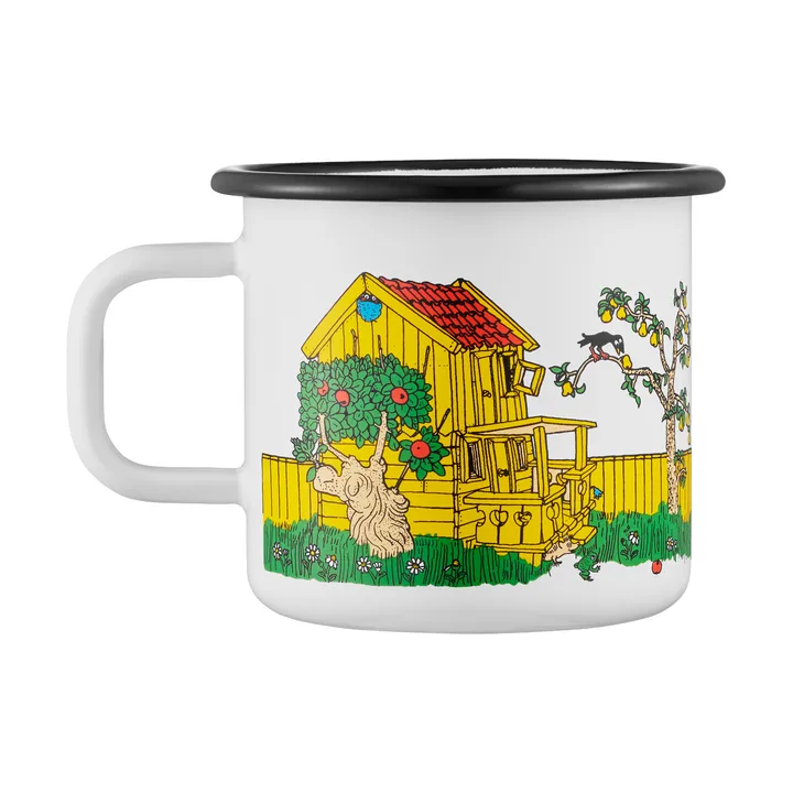 Pippi Longstocking enamel mug 3.7 dl - The Way Home - Muurla