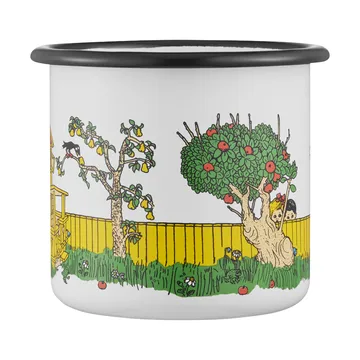 Pippi Longstocking enamel mug 3.7 dl - The Way Home - Muurla