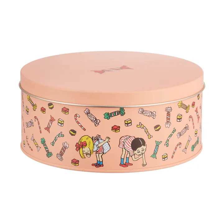 Pippi storage jar with lid Ø15 cm - Candy - Muurla