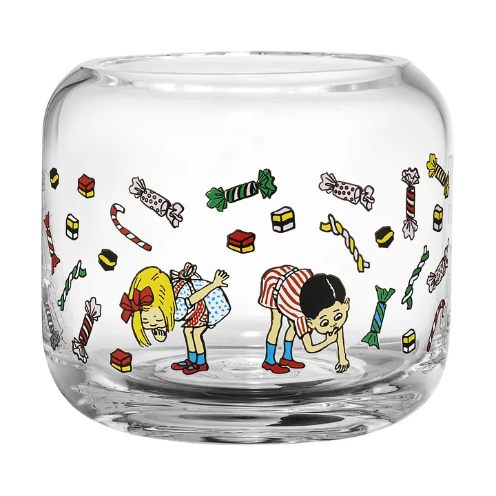 Pippi tealight holder Ø9x8 cm - Candy - Muurla