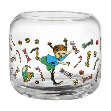 Pippi tealight holder Ø9x8 cm - Candy - Muurla