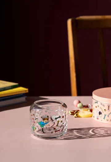 Pippi tealight holder Ø9x8 cm - Candy - Muurla