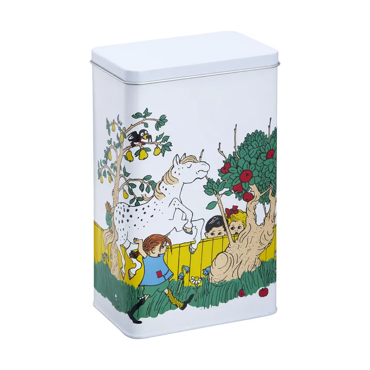 Pippi tin box 12x20x8 cm - The Way Home - Muurla