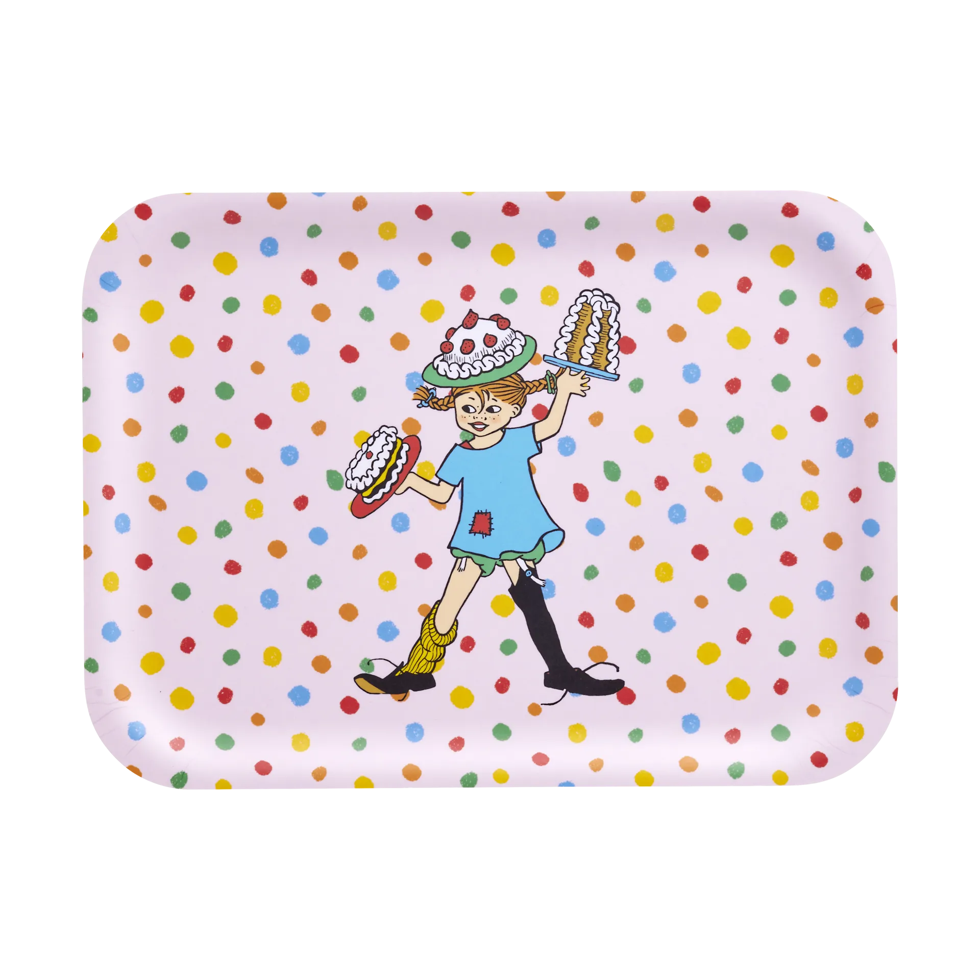Pippi tray 20x27 cm, Birthday Muurla