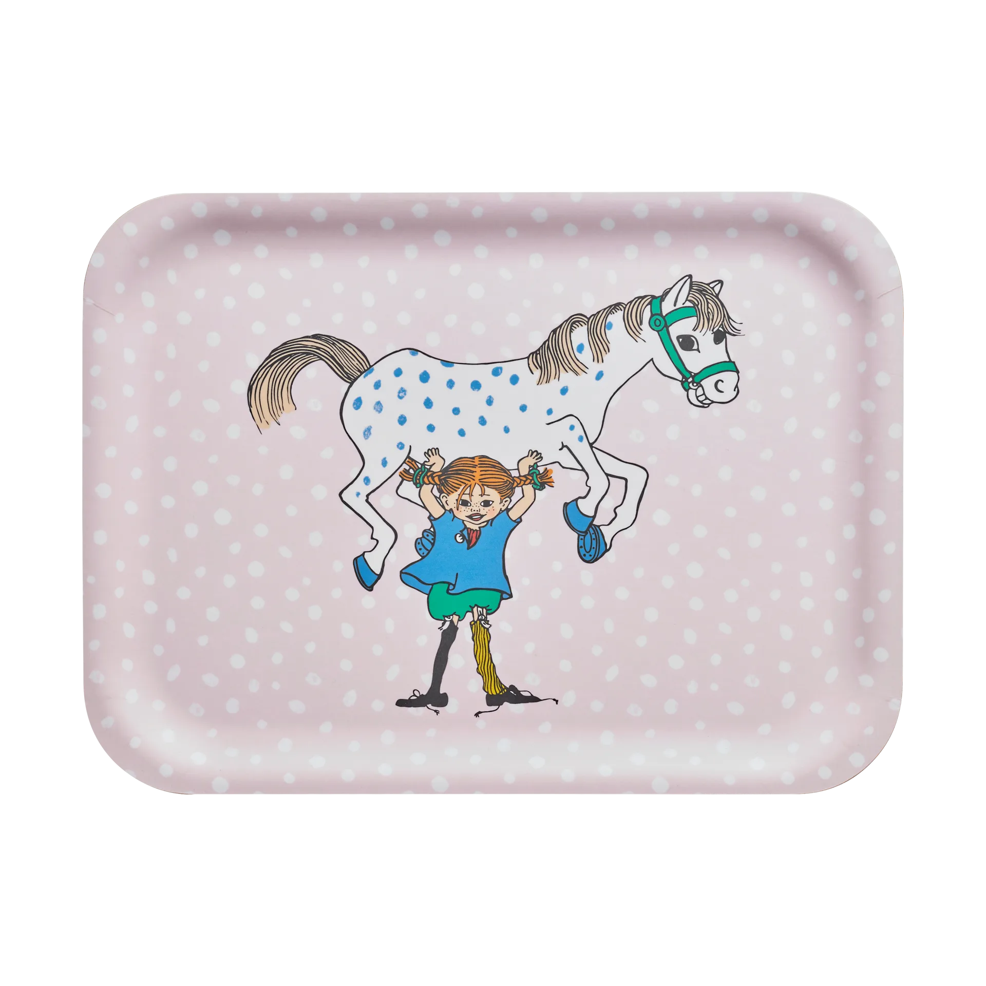 Pippi tray 20x27 cm, Pippi and the Horse Muurla