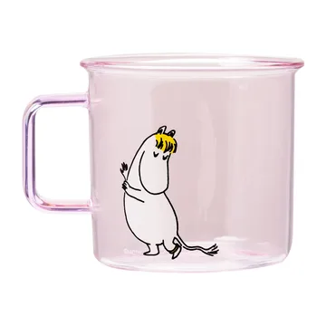 Snorkmaiden glass mug 35 cl - Pink - Muurla