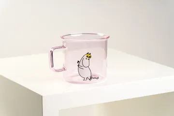 Snorkmaiden glass mug 35 cl - Pink - Muurla