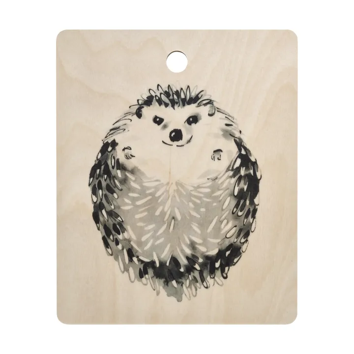 Teemu Järvi x Muurla cutting board 18x22 cm - Hedgehog - Muurla