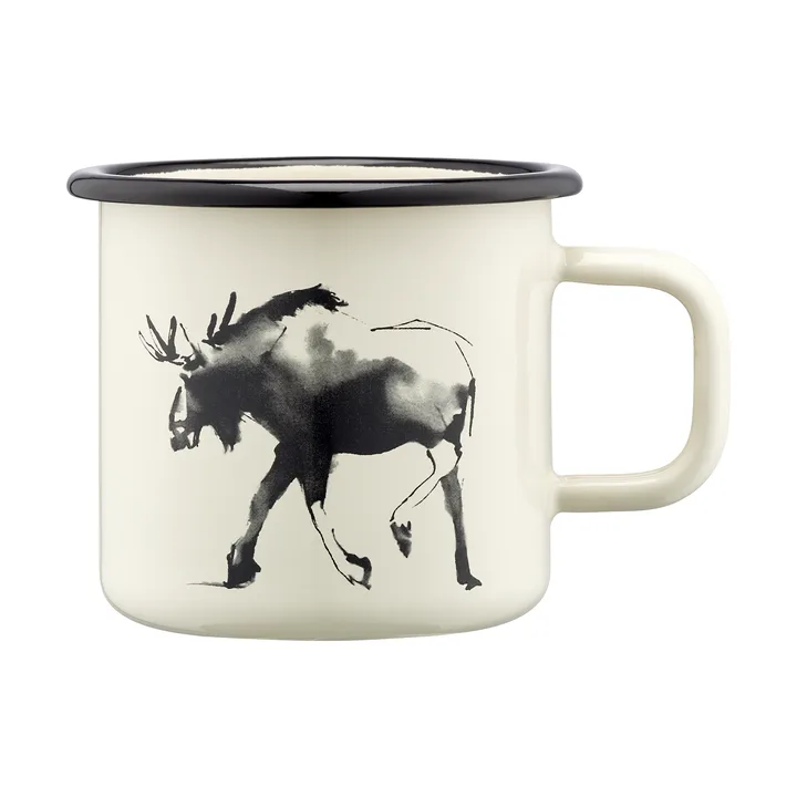 Teemu Järvi x Muurla enamel mug 37 cl - Moose - Muurla