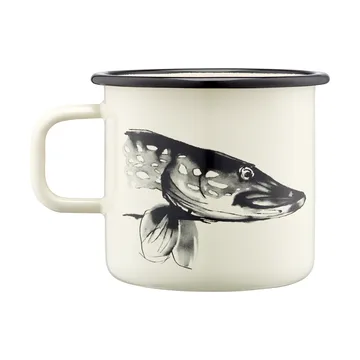 Teemu Järvi x Muurla enamel mug 55 cl - Pike & Trout - Muurla