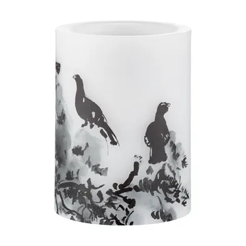 Teemu Järvi x Muurla LED candle Ø7.5x10 cm - Winter Capercaillie - Muurla