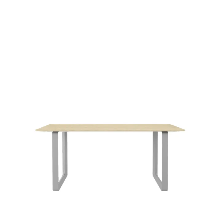 70/70 dining table 170x85 cm - Solid oak-Grey - Muuto