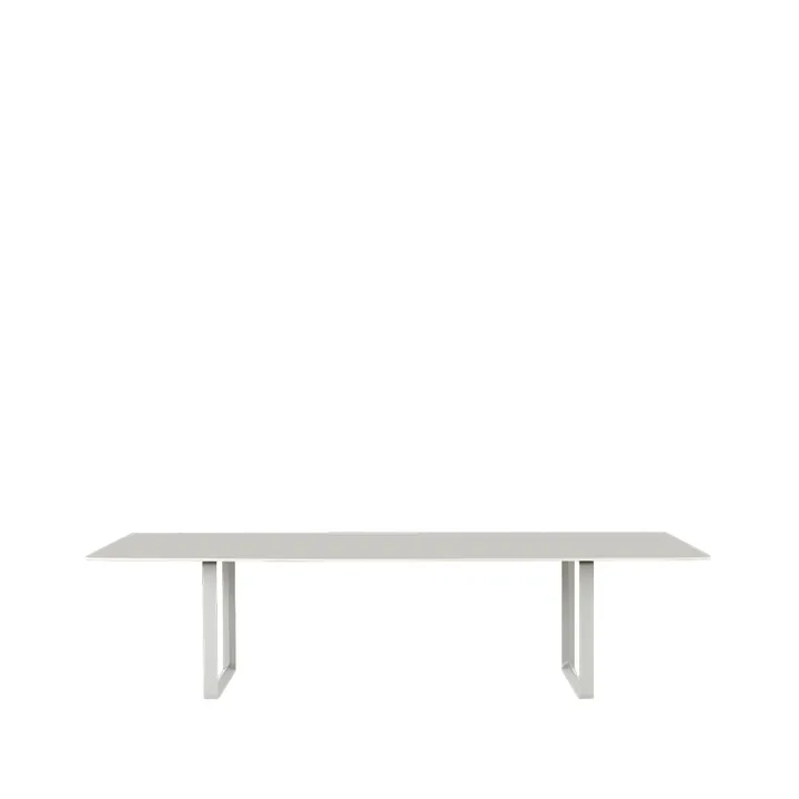 70/70 dining table 295x108 cm - Grey linoleum-Plywood-Grey - Muuto