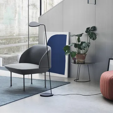 Airy sofa table half size - Black - Muuto