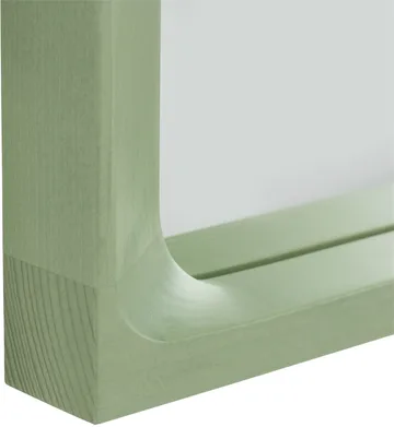 Arced mirror 80x55 cm - Light green - Muuto