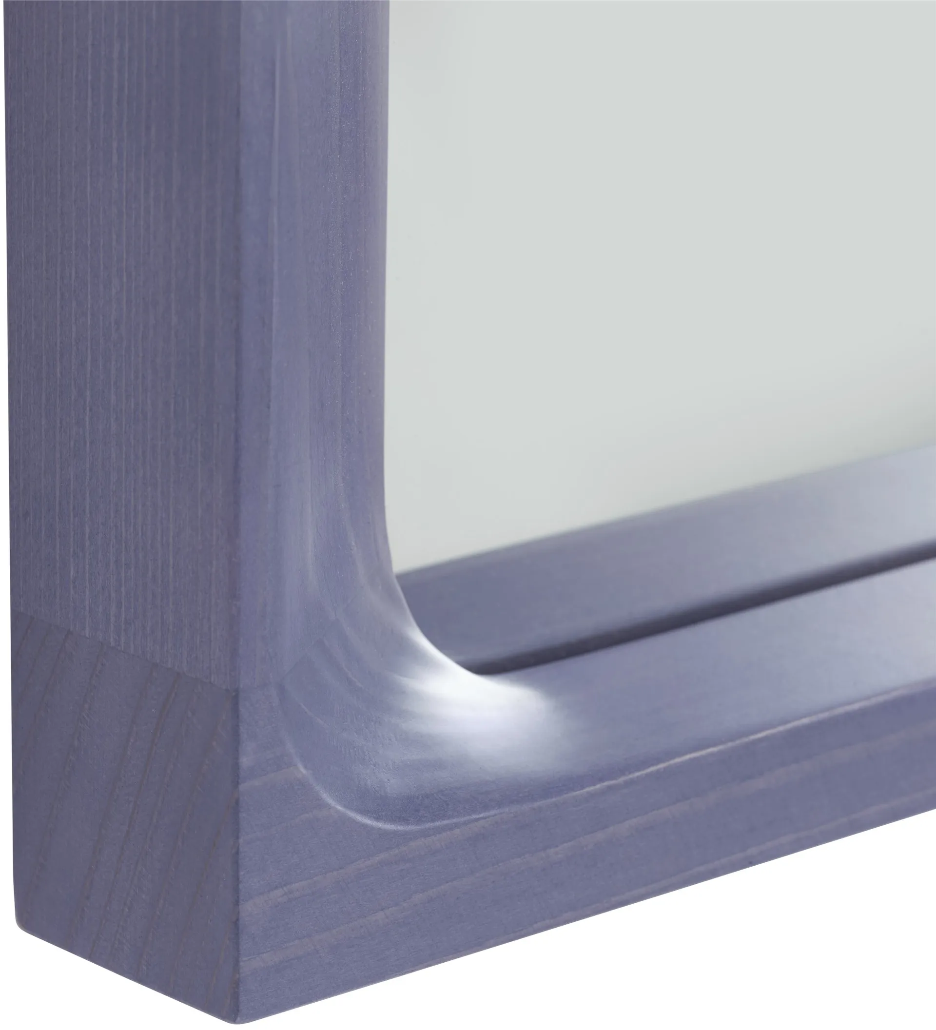 Arced mirror 80x55 cm, Light lilac Muuto