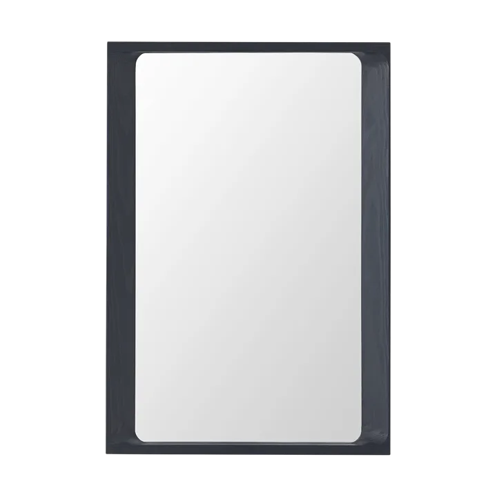 Arced mirror 80x55 cm - Midnight blue - Muuto