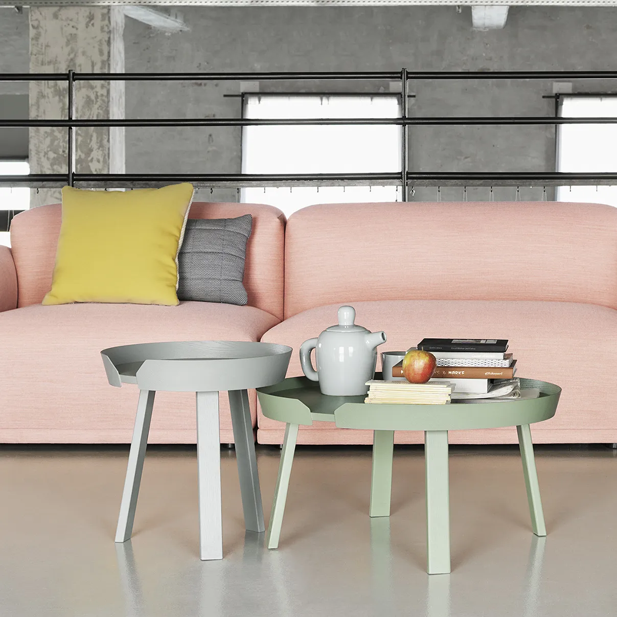 Around table small, grey Muuto