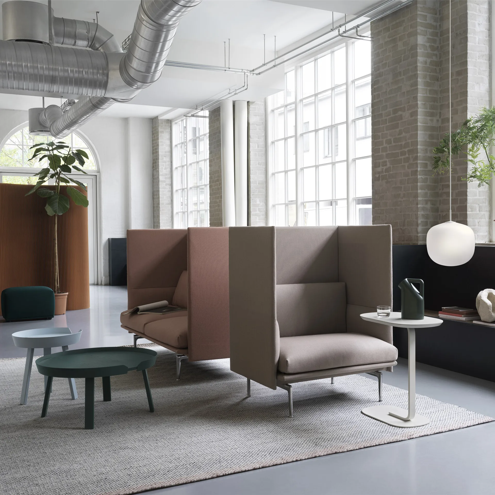 Around table small, Light-blue Muuto