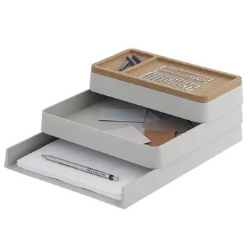 Arrange Desktop tray 12x25 cm - grey - Muuto
