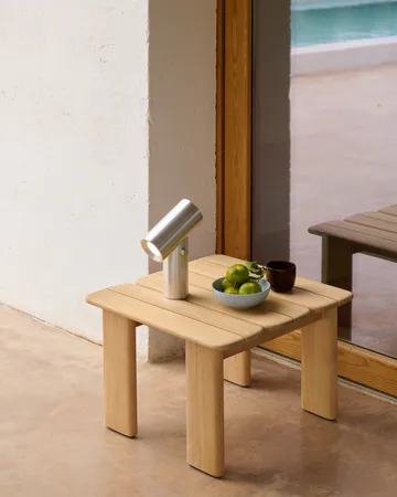 Assemble coffee table - Teak, 55x55 cm - Muuto