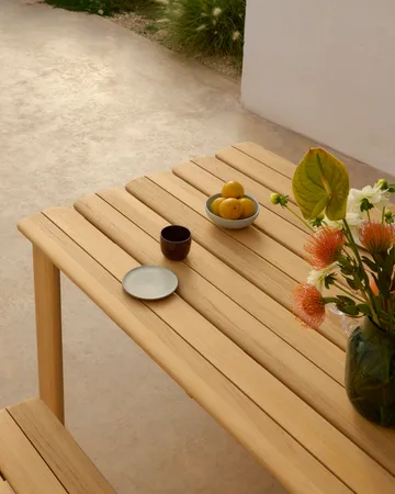 Assemble table - Teak, 220x92 cm - Muuto