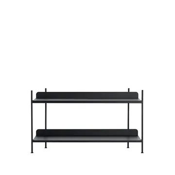 Compile configuration 1 shelving system - Black - Muuto