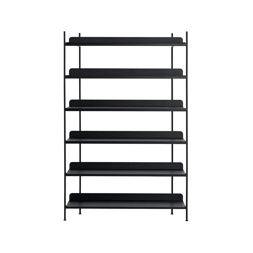 Compile configuration 4 shelving system, Black Muuto