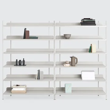Compile configuration 4 shelving system - Black - Muuto