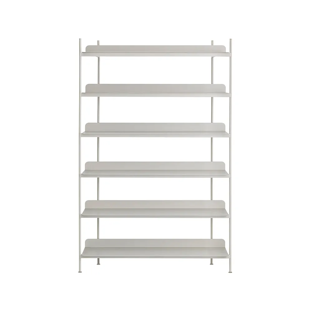 Compile configuration 4 shelving system, Grey Muuto